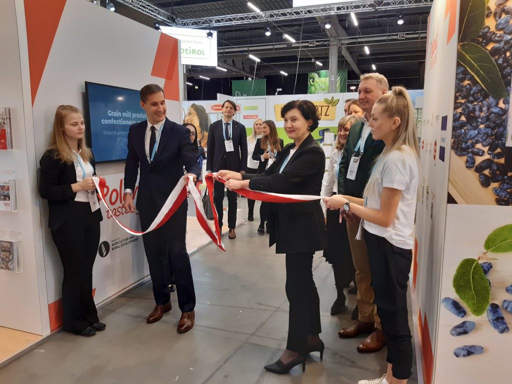 Polish national stand at the Nordic Organic Food Fair 2021 in Sweden
