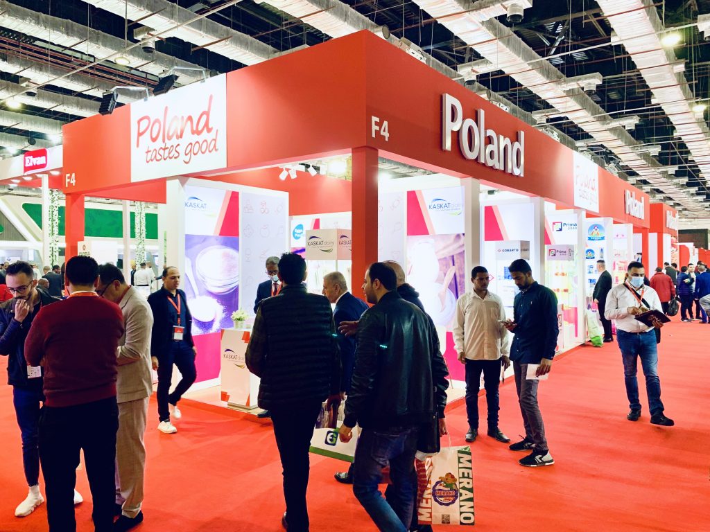 Polish national stand at Food Africa Cairo 2021