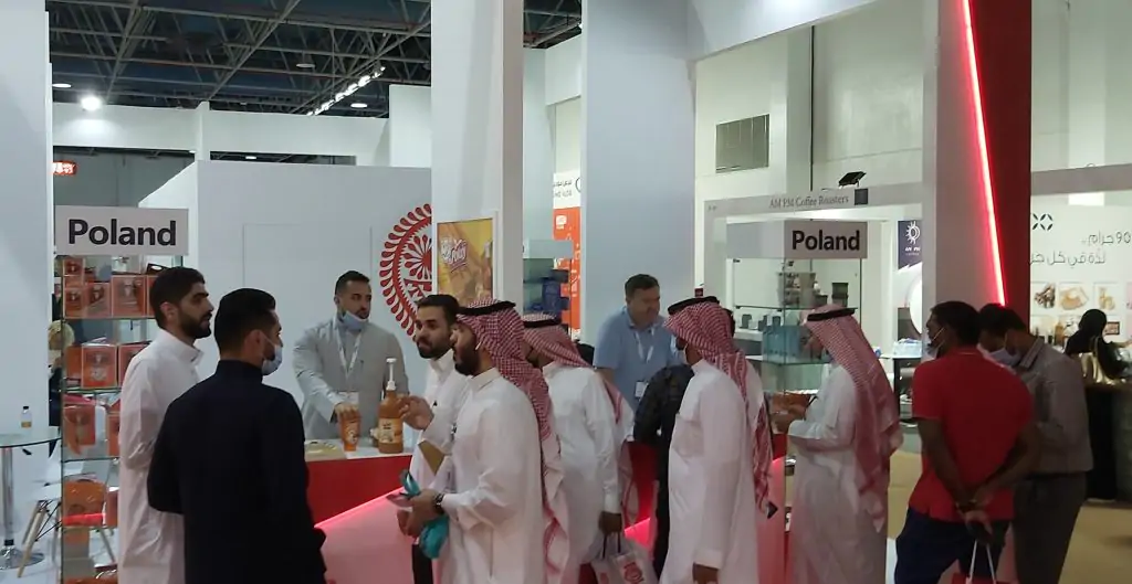 Polskie stoisko narodowe na targach FOODEX SAUDI 2023