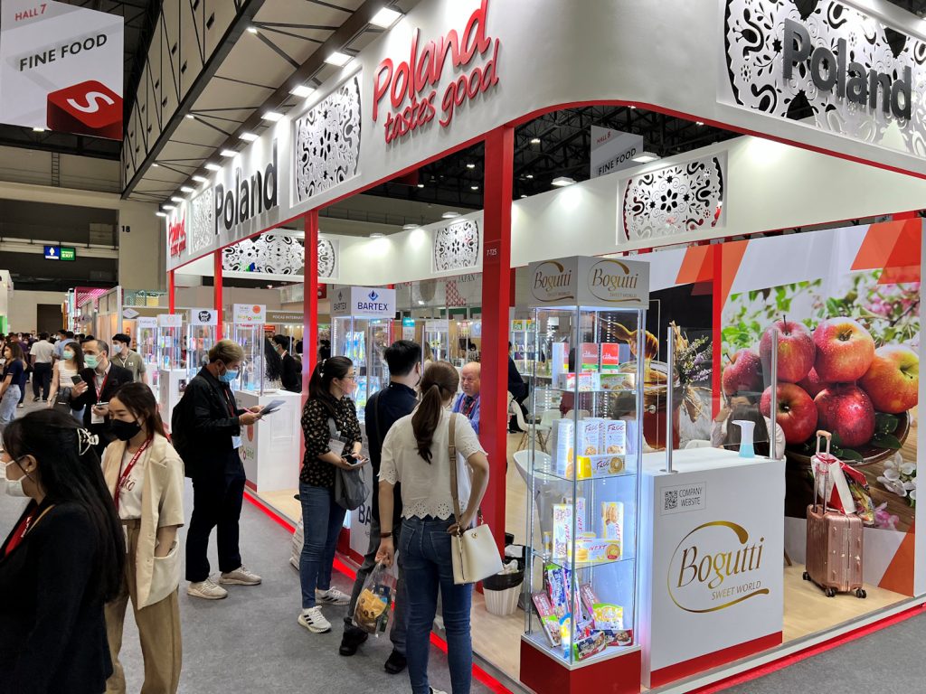 Polskie stoisko narodowe na targach THAIFEX – ANUGA ASIA 2023