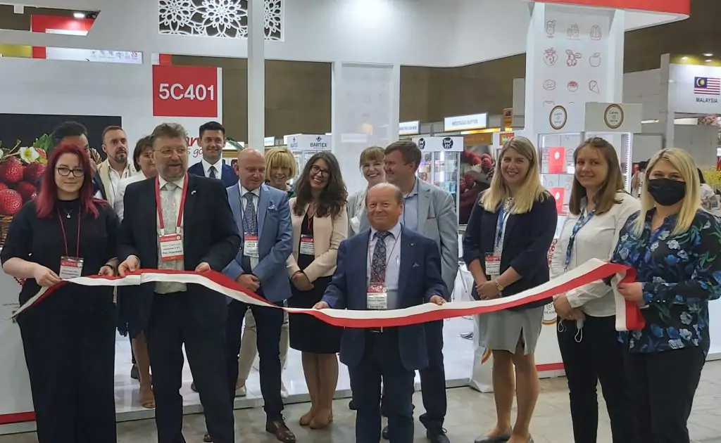 Puesto nacional de Polonia en la feria Seoul Food & Hotel 2022
