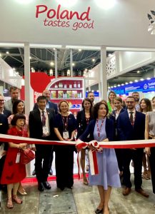 2022年新加坡亞洲食品展（FHA-Food&Beverage）上的波蘭展位