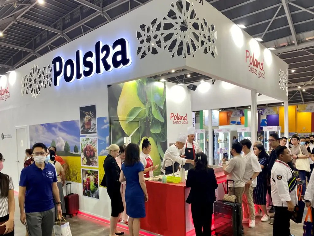 Puesto nacional de Polonia en la feria FHA Food & Beverage 2022