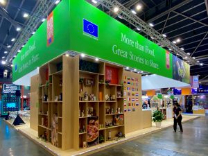 2022年新加坡亞洲食品展（FHA-Food&Beverage）上的波蘭展位