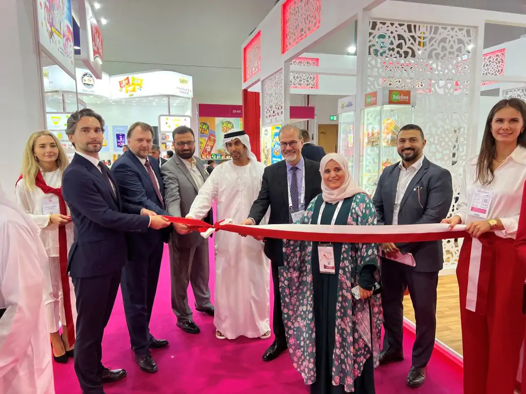 Stand nacional polaco en la feria ISM Middle East 2022