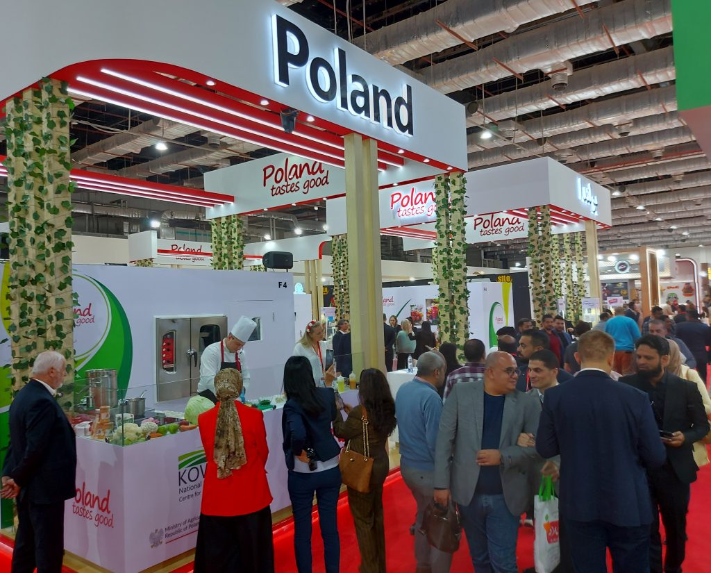 Польский национальный стенд на выставке Food Africa Cairo 2024