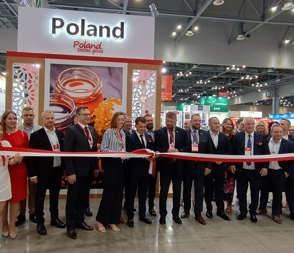 Polskie stoisko narodowe na targach Seoul Food&Hotel w Korei Południowej