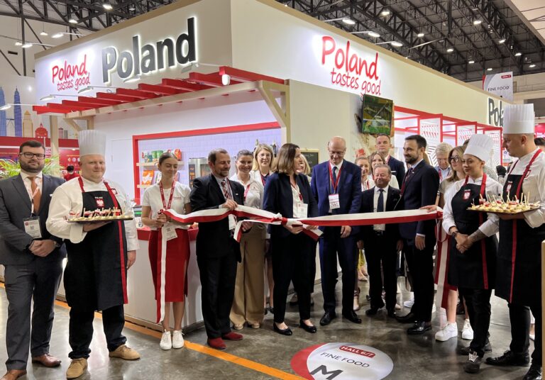 2024 年 THAIFEX Anuga Asia 展上的波蘭國家展位