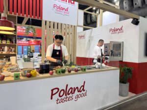 Polnischer Nationalstand auf FHA Food & Beverage 2025 in Singapur